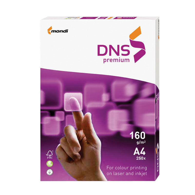 Копирен картон DNS Premium, 160 гр./м2, A4, 250 л.