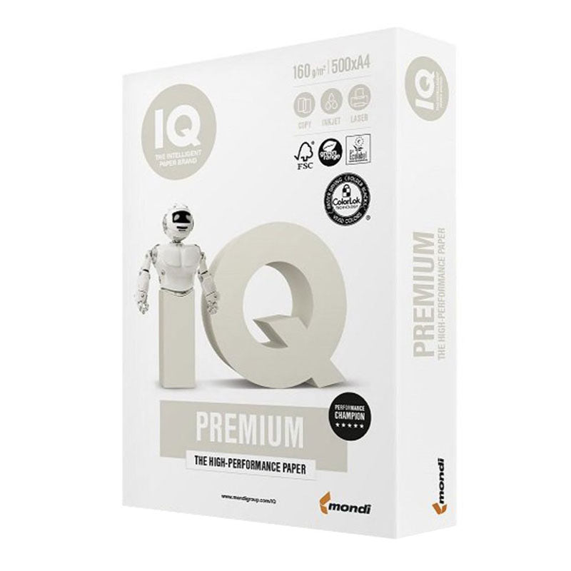 Копирен картон IQ Premium A4, 160 гр./м2, 250 л.