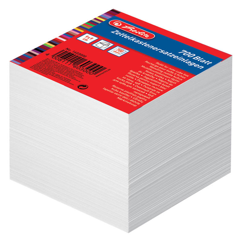 Резервно кубче Herlitz, нелепено, 700 л., в целофанова опаковка
