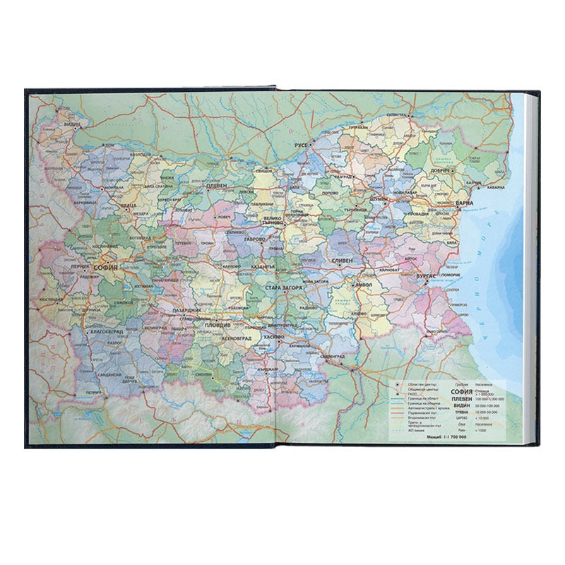 Тефтер Европа, дата страница, термо кожа, 4391, A5