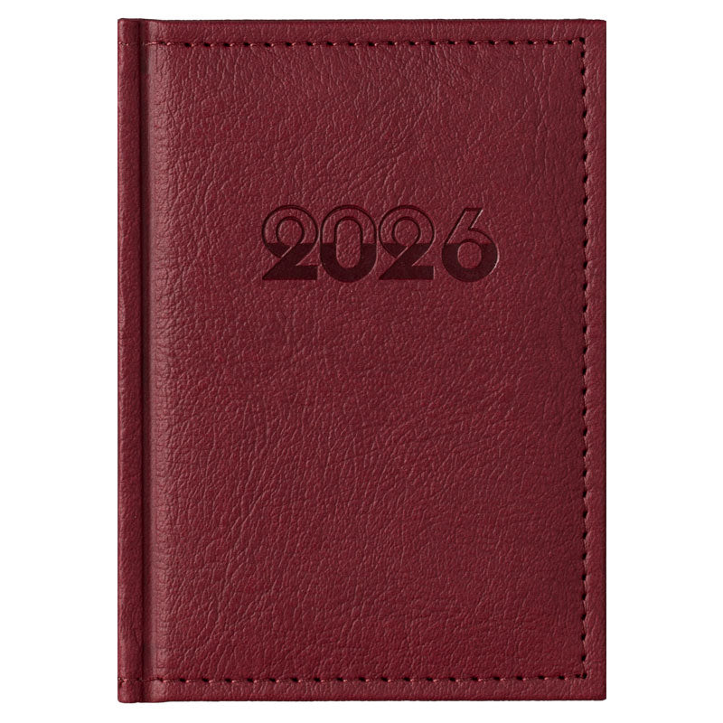 Тефтер Казанова джобен, дата страница, термо кожа, 1120, 9/14см