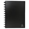 Визитник Exacompta A4, PP, за 196 визитки, черен