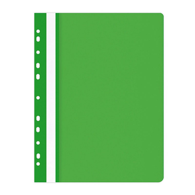 Папка с прозрачно лице и европерфорация Office Products, A4