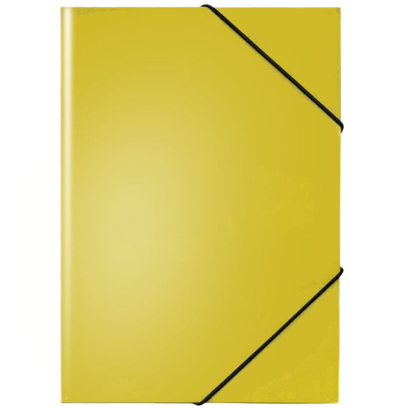 Папка с ластик и 3 странични капака, гланцирана, 270 x 350 мм