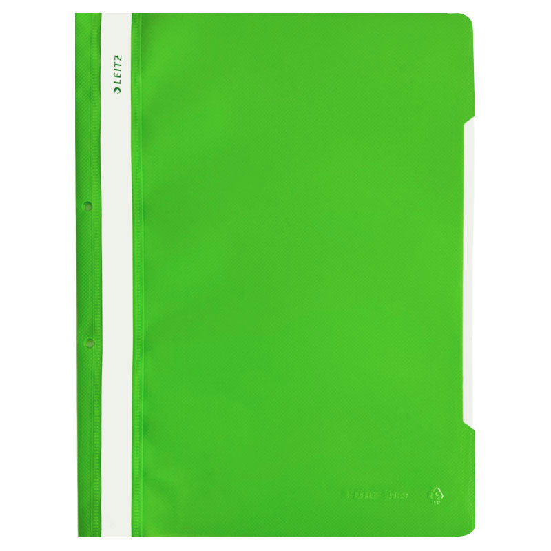 Папка PVC с прозрачно лице Leitz, A4, с перфорация