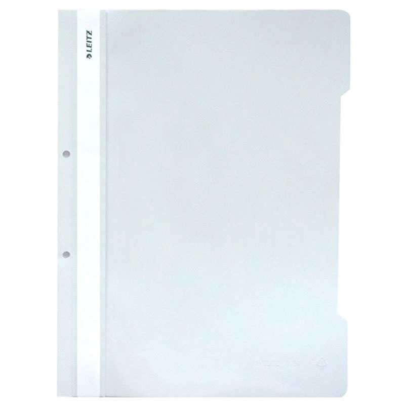 Папка PVC с прозрачно лице Leitz, A4, с перфорация