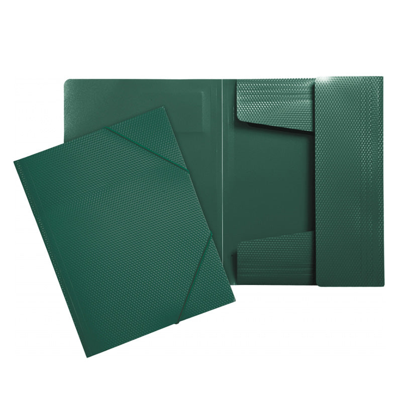 Папка с ластик Erich Krause Diamond A4, PVC с три капака
