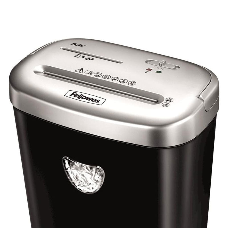 Шредер за унищожаване на документи Fellowes  Powershred 53C, Cross-Cut, 23 L