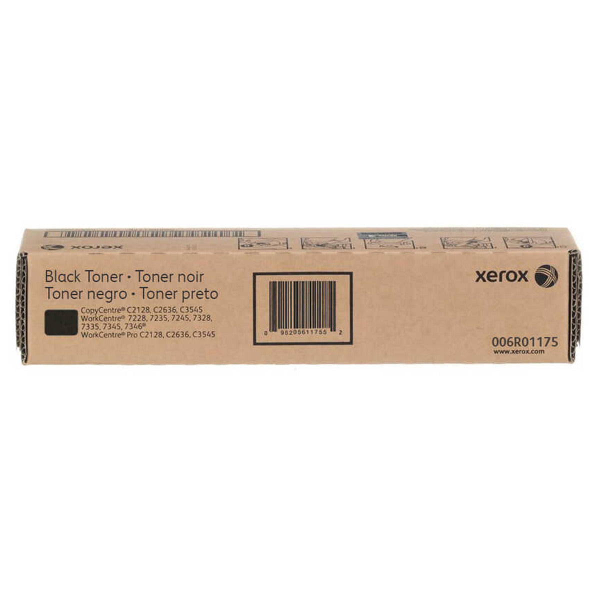 Тонер за XEROX WC7228/7235/7245/7335 черен - 006R01175