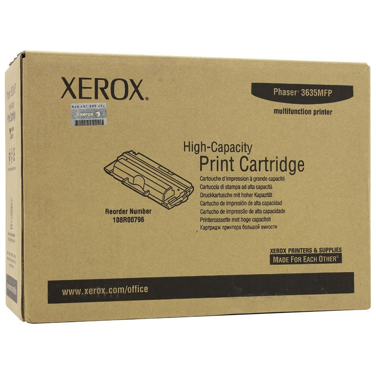 Тонер Xerox Phaser 3635MFP/S; Phaser 3635MFP/X - 108R00796 -10000коп.