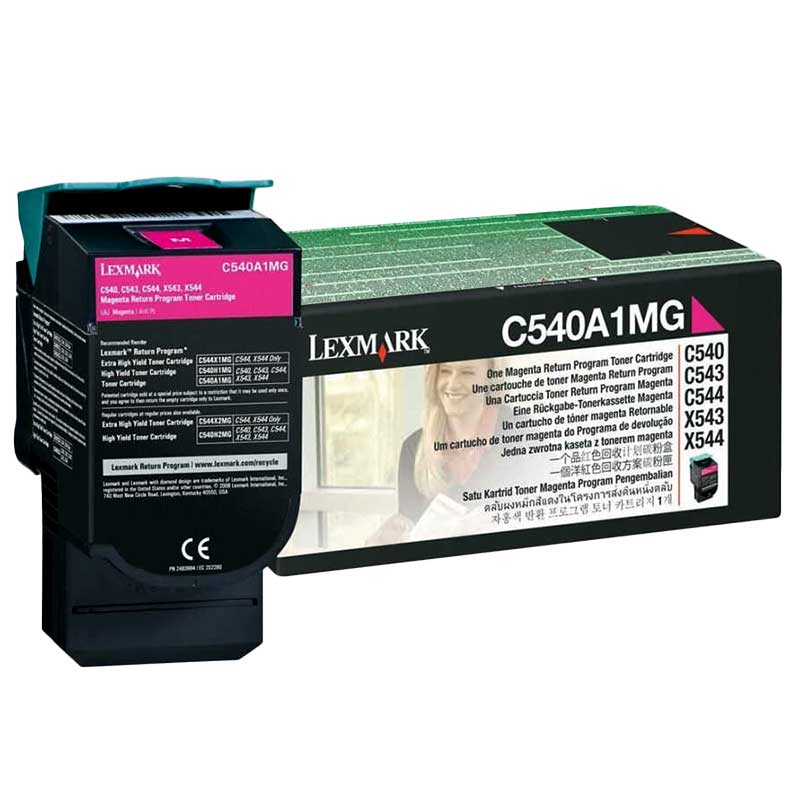Тонер Lexmark C/M/Y C540/C543/C544/X543/X544 - C540A1C/M/YG - 1000коп.