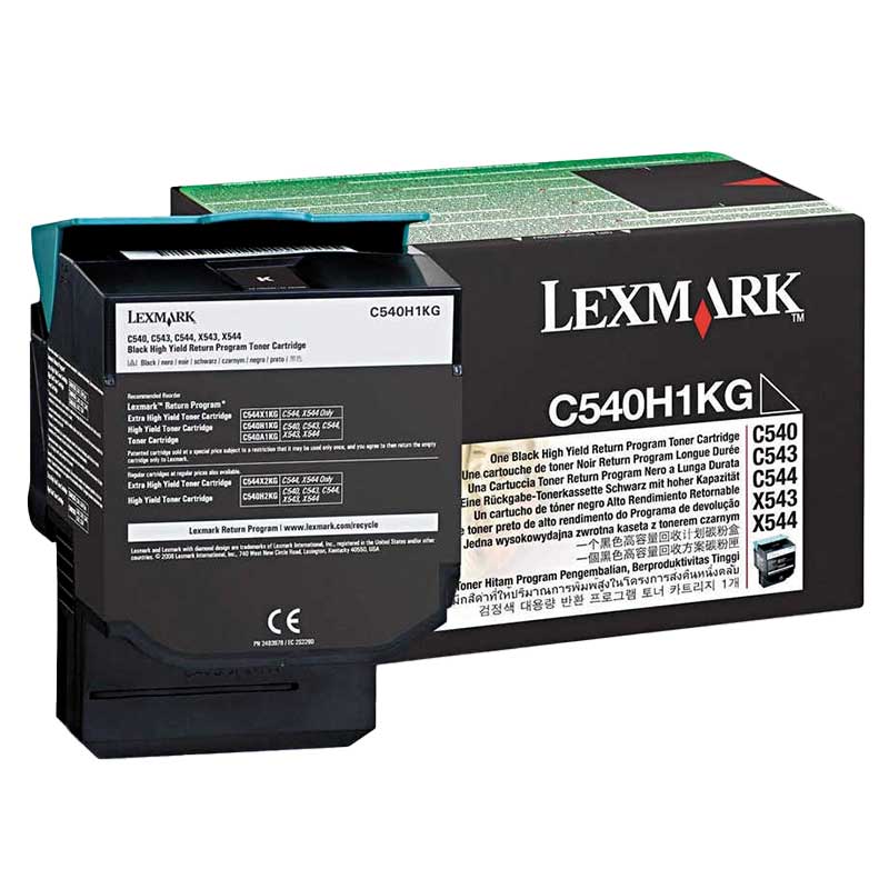 Тонер Lexmark black C540/C543/C544/X543/X544 -C540H1KG - 2500коп.