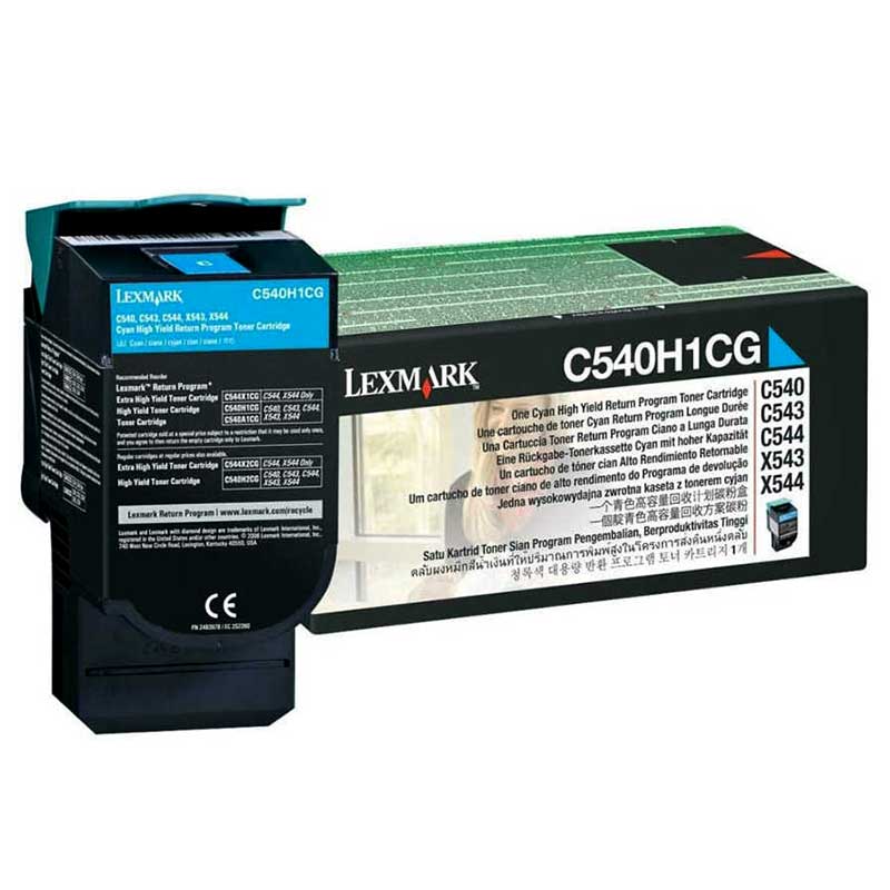 Тонер Lexmark C/M/Y C540/C543/C544/X543/X544 - C540H1C/M/YG -2000коп.