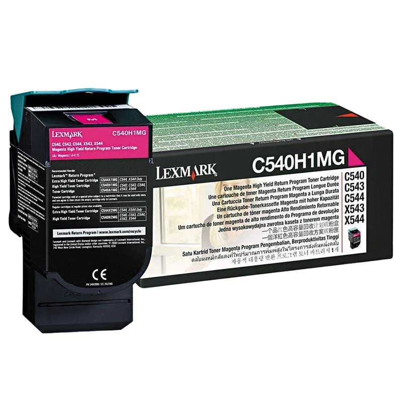 Тонер Lexmark C/M/Y C540/C543/C544/X543/X544 - C540H1C/M/YG -2000коп.