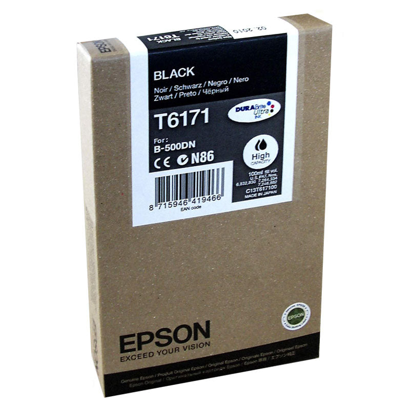 Мастилена глава Epson Business Inkjet B500DN black - C13T617100 - 4000к.