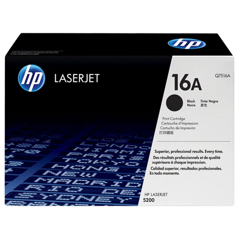 Тонер HP LaserJet 5200 - Q7516A - 12000коп.