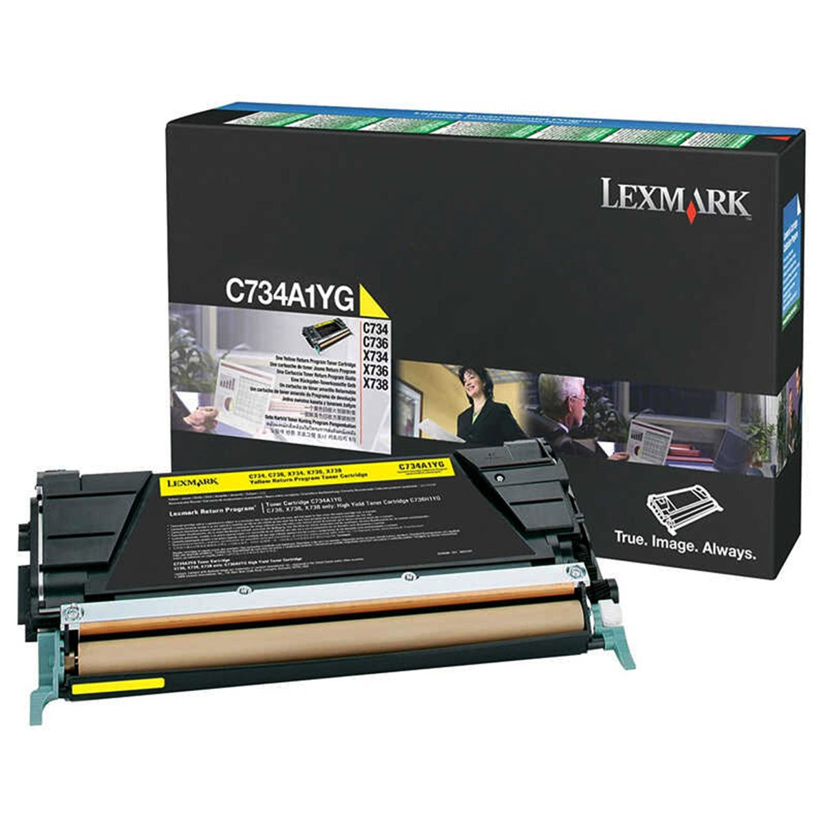 Тонер касета Lexmark C734/C736/X734/X736/X738 C/M/Y - 6000 коп.