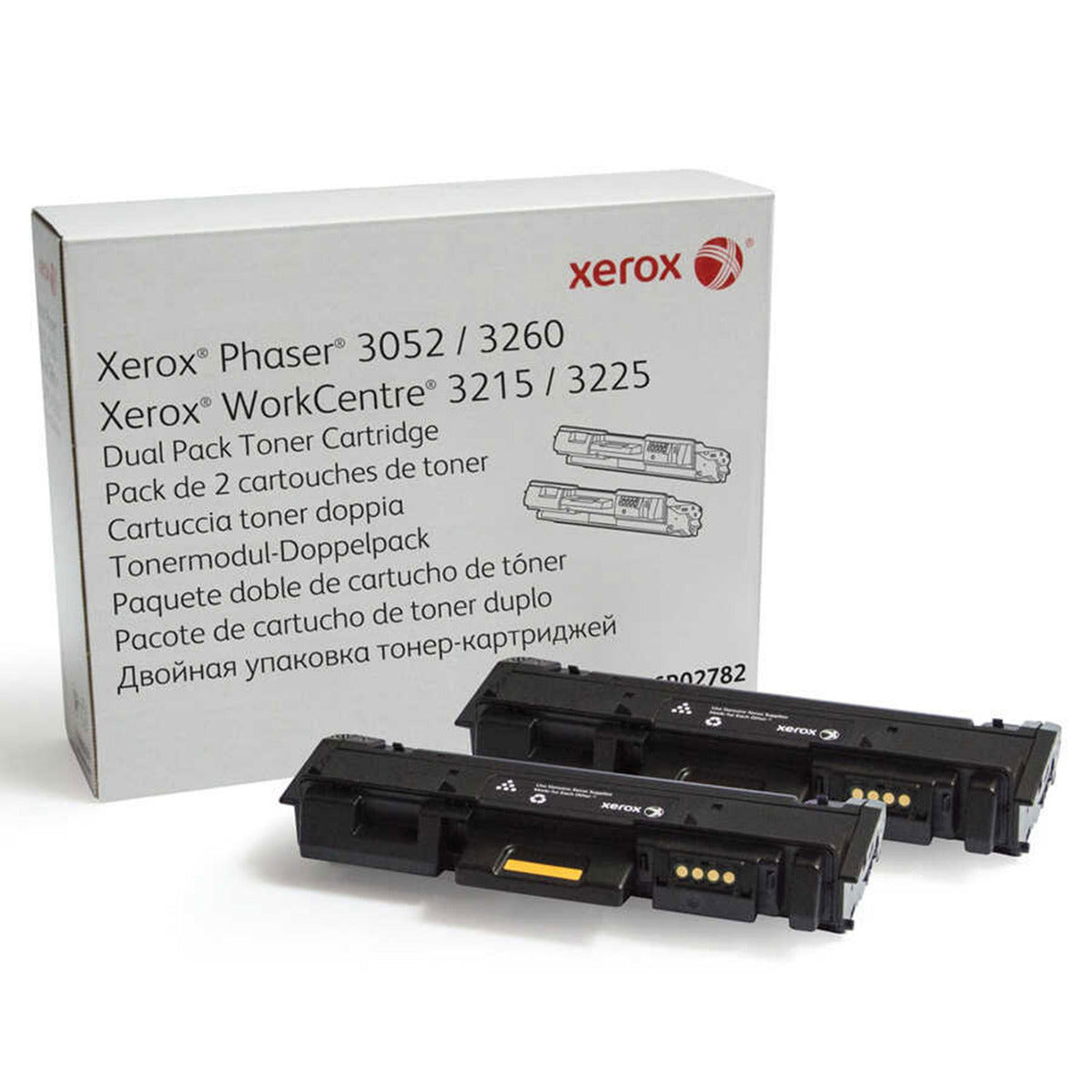 Тонер за Xerox Phaser 3052/3260-Work Centre 3215/3225 Black , 2x3000коп. - 106R02782