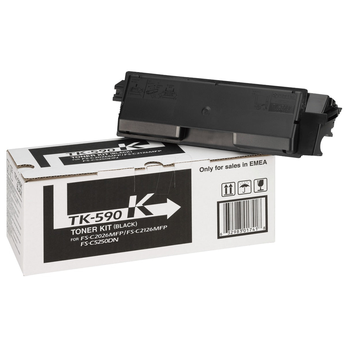 Тонер Kyocera FS-C2026/2126MFP - TK-590K, 7000 коп.