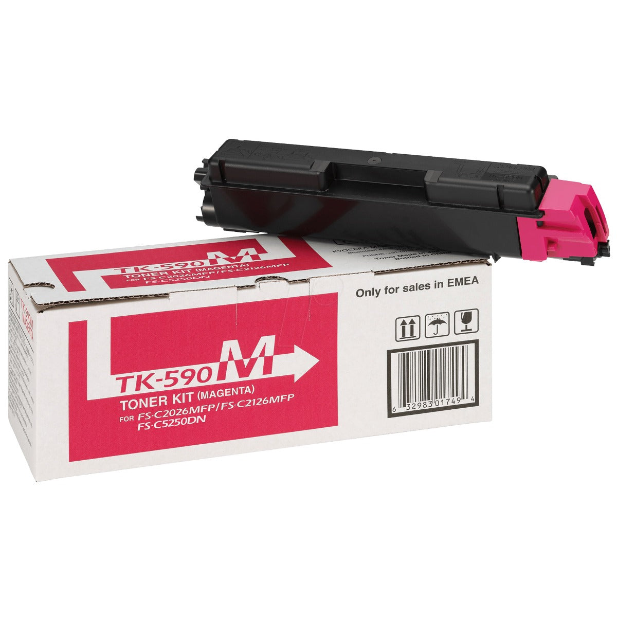 Тонер Kyocera FS-C2026/2126MFP - TK-590C/M/Y, 5000 коп.