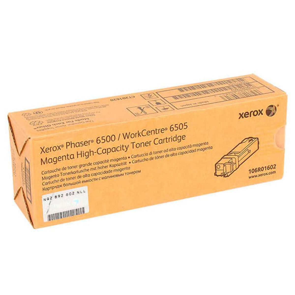 Тонер Xerox Supplies for Phaser 6500N/6500DN and WC 6505N / 6505DN - 106R01601/2/3 - 2500 коп.