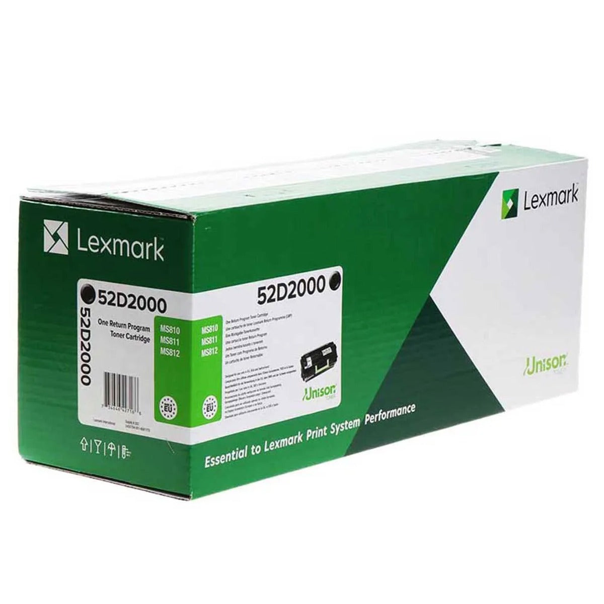 Тонер Lexmark Black Standard Yield Return Program toner MS810 Series - 52D2000 - 6000 коп.
