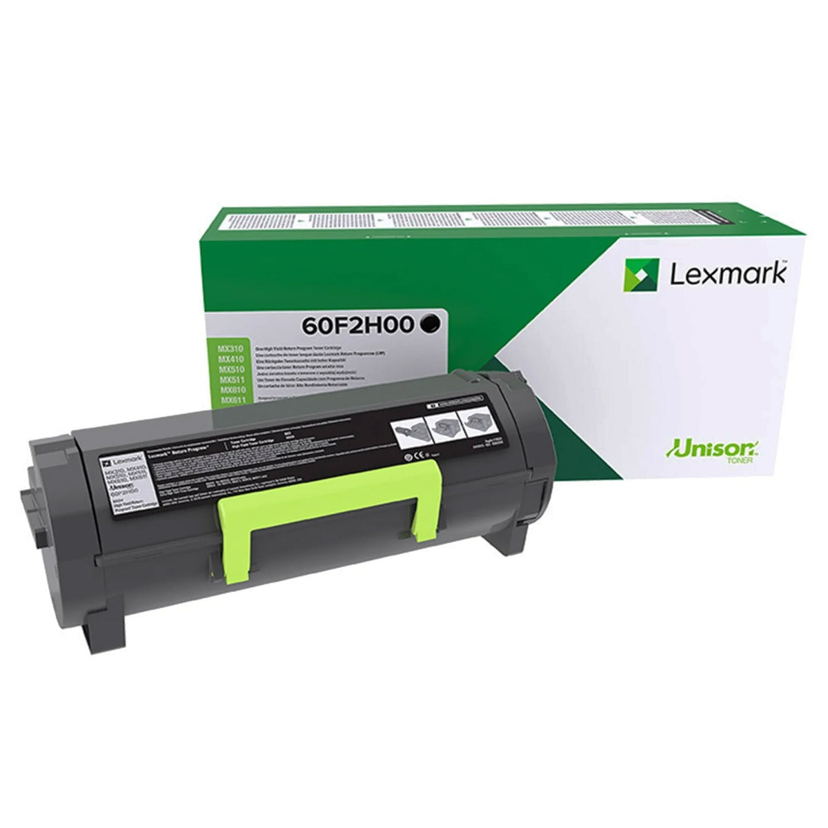 Тонер Lexmark Black Extra High Yield Return Program toner MX310/MX410/MX510/511/MX611 - 60F2H00/60F1H00 - 10000 коп.