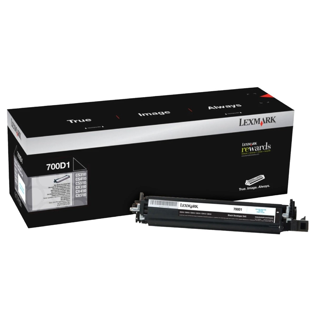 Барабан Lexmark Black Developer Unit Regular CS310, CS410, CS510 Series - 70C0D10 - 40000 коп.