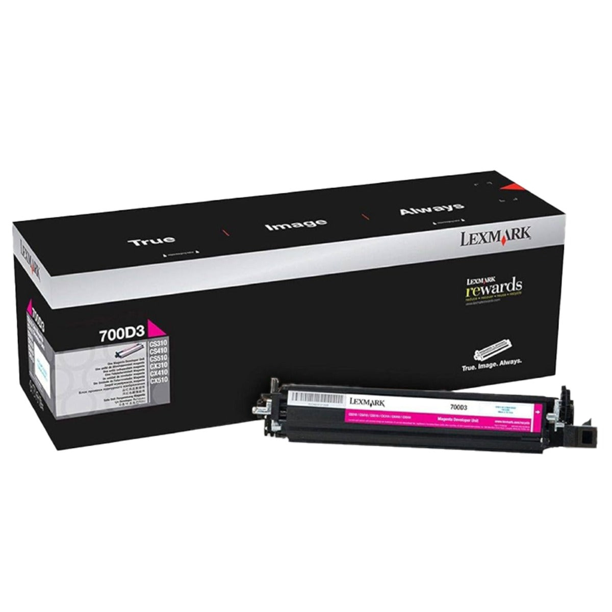 Барабан Lexmark Cyan/Magenta/Yelow Developer Unit Regular CS310, CS410, CS510 Series - 70C0D2/3/40 - 40000 коп.