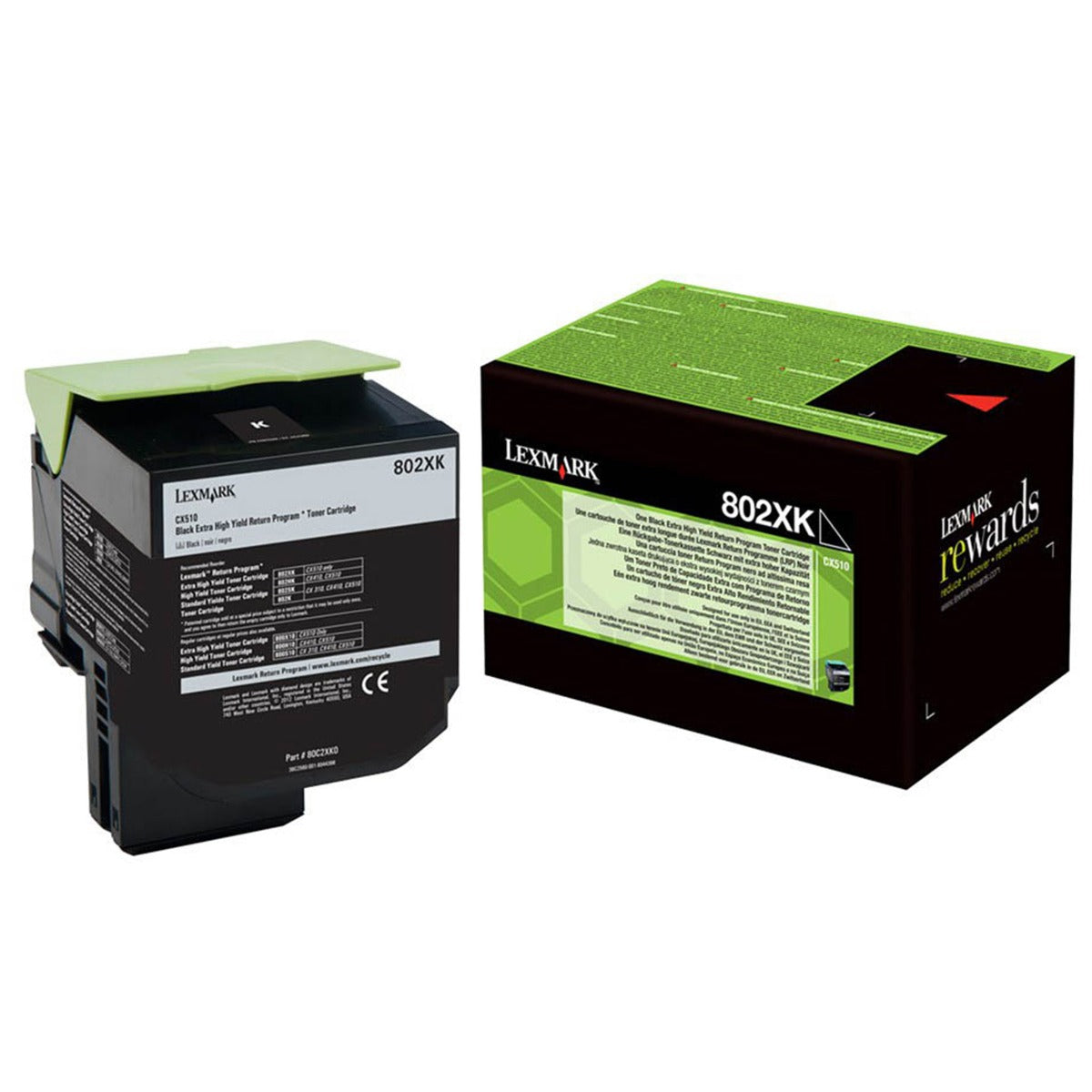 Тонер черен 802XK Lexmark CX510de - 80C2XK0 - 8000 копия