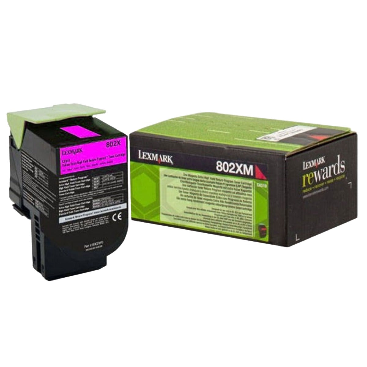 Тонер 802XC/Y/M Lexmark CX510de - 80C2XC/M/Y0- 4000 копия