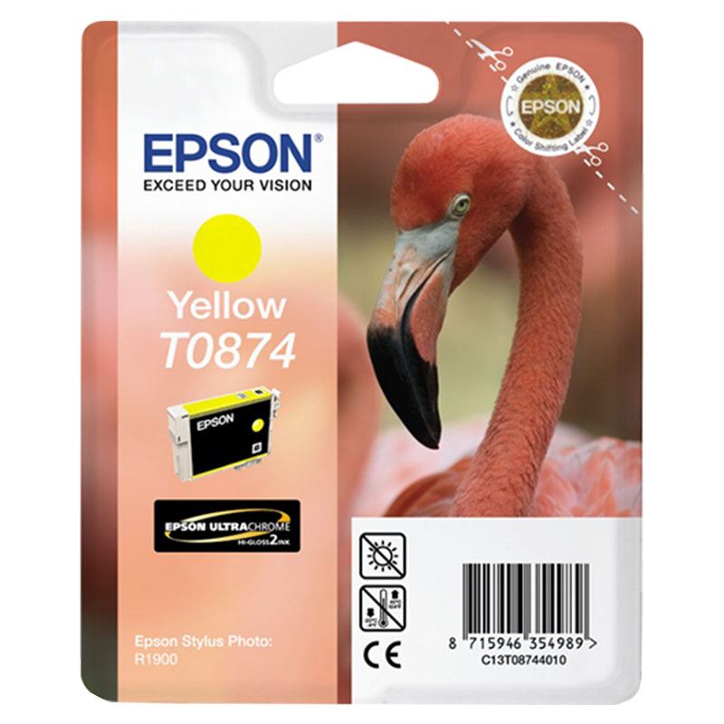Маст.глава Epson T0872 C/Y/M Ink Cartridge for Stylus Photo R1900 - C13T0872/3/44010