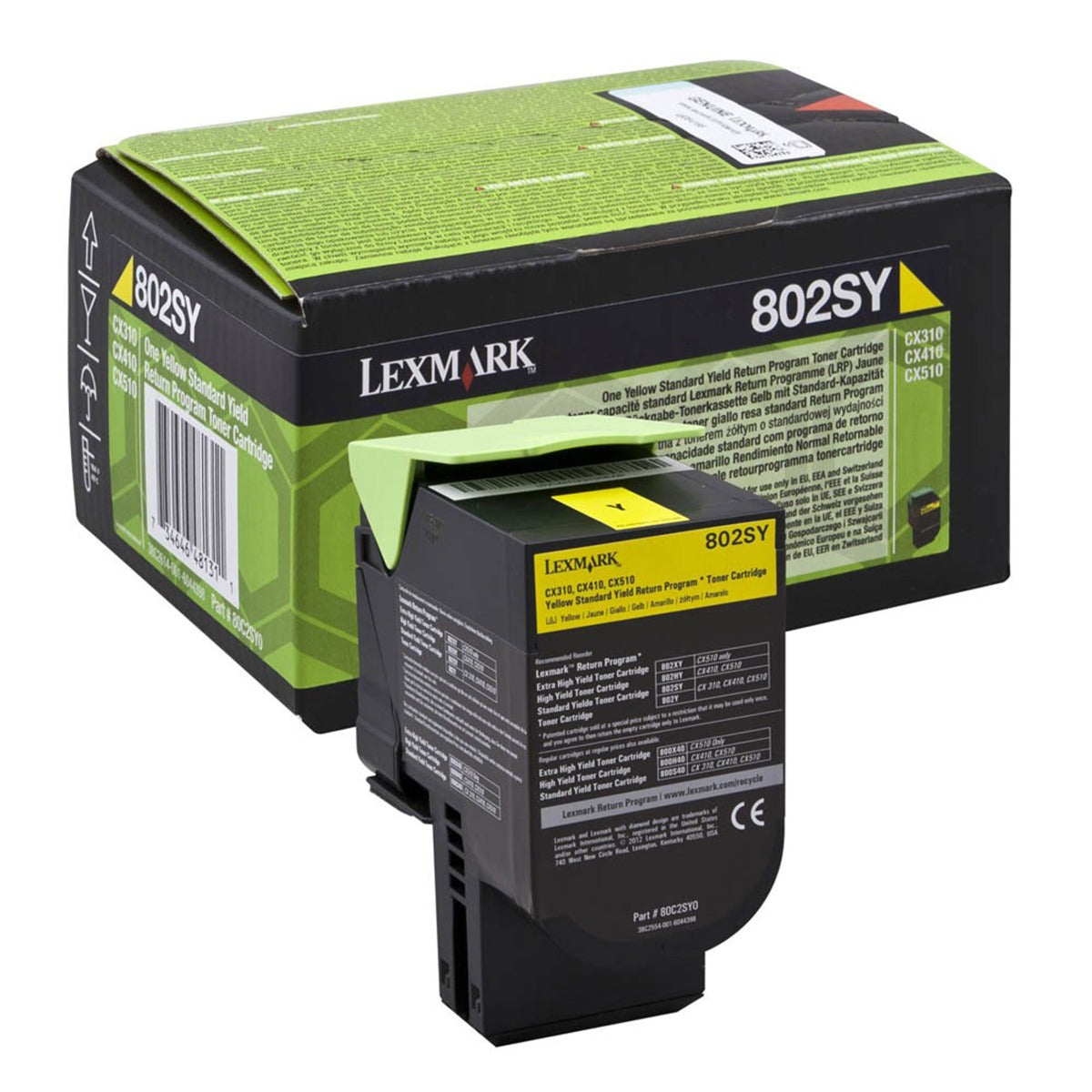 Тонер 802HC/Y/M за Lexmark CX410, CX510 - 80C2HC/Y/M0 - 3000 копия