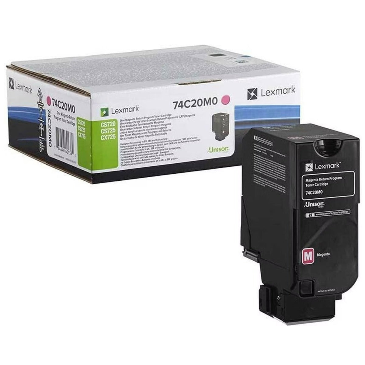 Тонер касета за Lexmark CS720, CS725, CX725 Series C/Y/M 74C20C/Y/M0 - 3000 копия