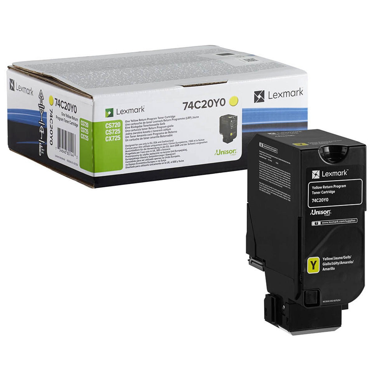 Тонер касета за Lexmark CS720, CS725, CX725 Series C/Y/M 74C20C/Y/M0 - 3000 копия