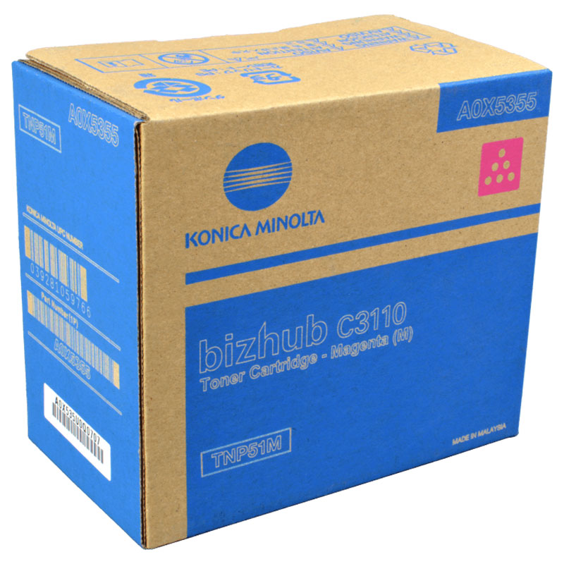 Тонер за Konica Minolta C3110 - TNP51C/Y/M - A0X52/3/455 - 5000 копия