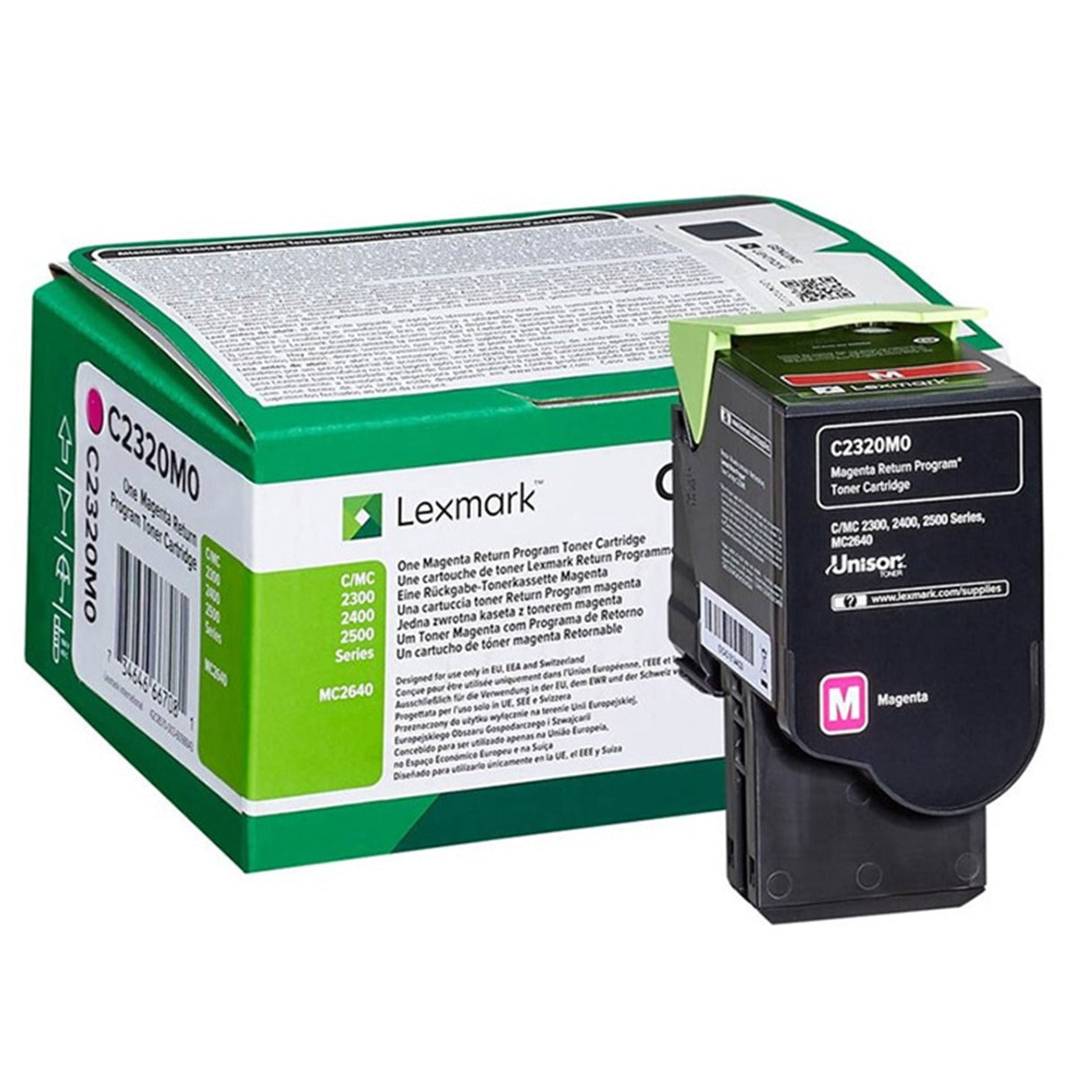 Тонер за Lexmark MC2535adwe / MC2640adw Cyan/Magenta/Yellow - C2320C0/M0/Y0 - 1000 копия
