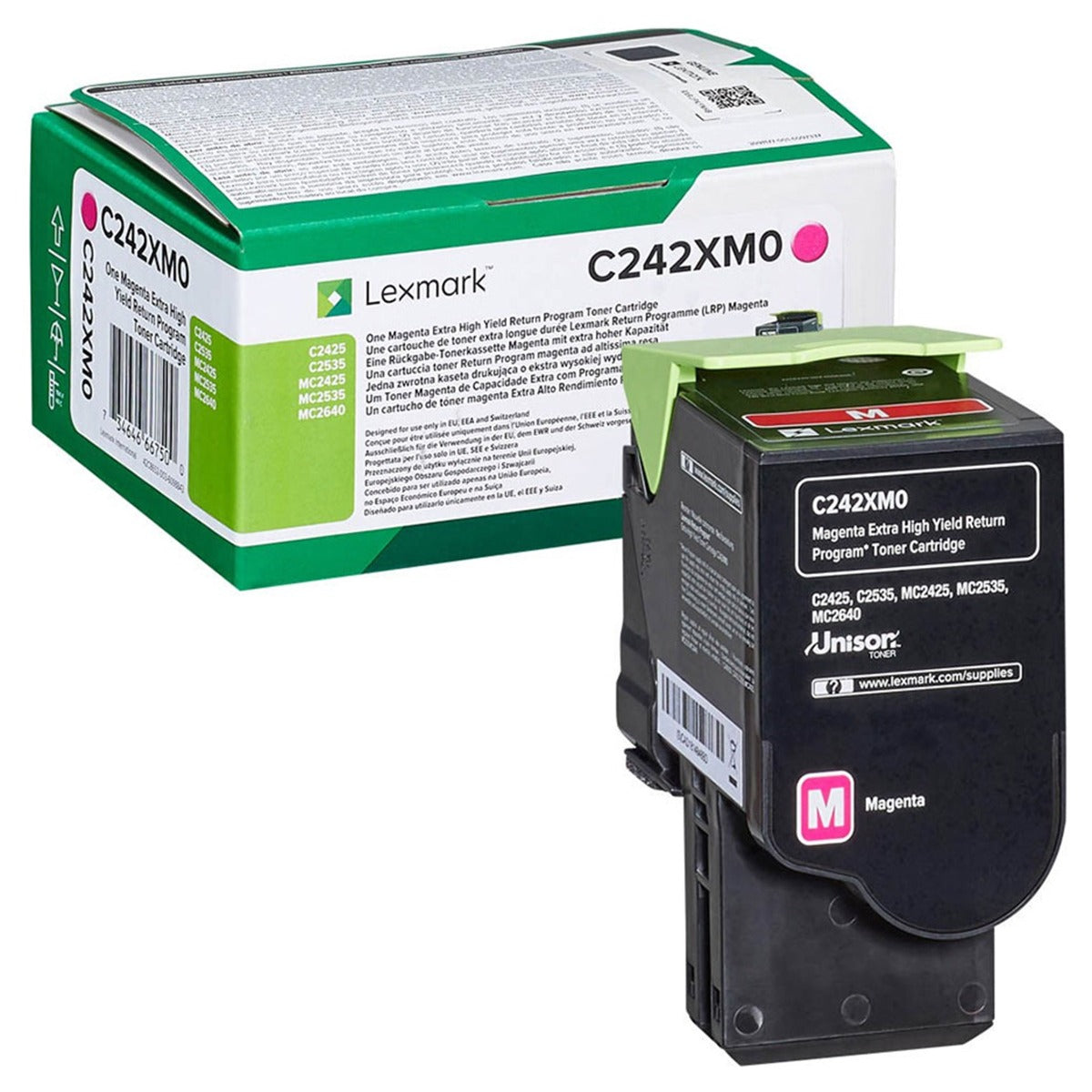 Консуматив за Lexmark C2425dw, C2535dw, MC2425adw, MC2535adwe, MC2640adwe - C242XY/M/C0 - 3500k