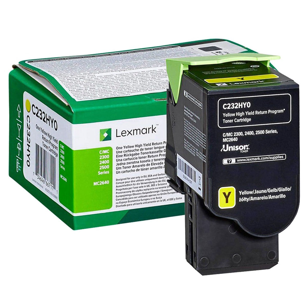 Тонер C/Y/M за Lexmark C2425dw/C2535dw/MC2640adwe - C232HC0/C232HM0/C232HY0 - 2300 копия
