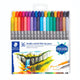 Флумастери Staedtler Design Journey, двувърхи, 36 цвята
