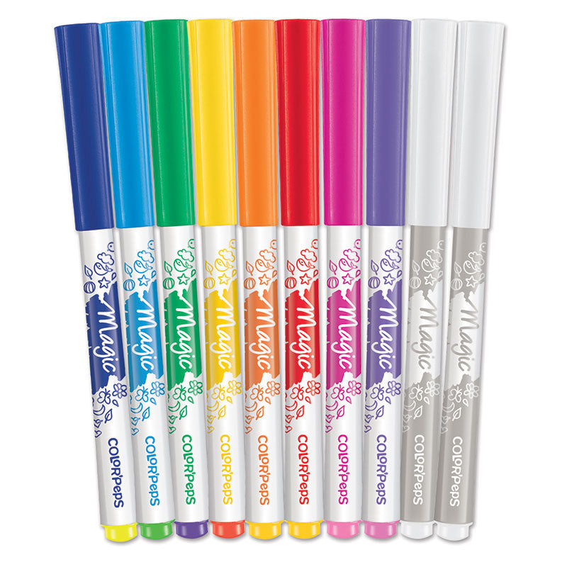 Флумастери Maped Color'Peps Magic, 8 цвята + 2 магически