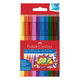Флумастери Faber Castell Grip, 10 цвята