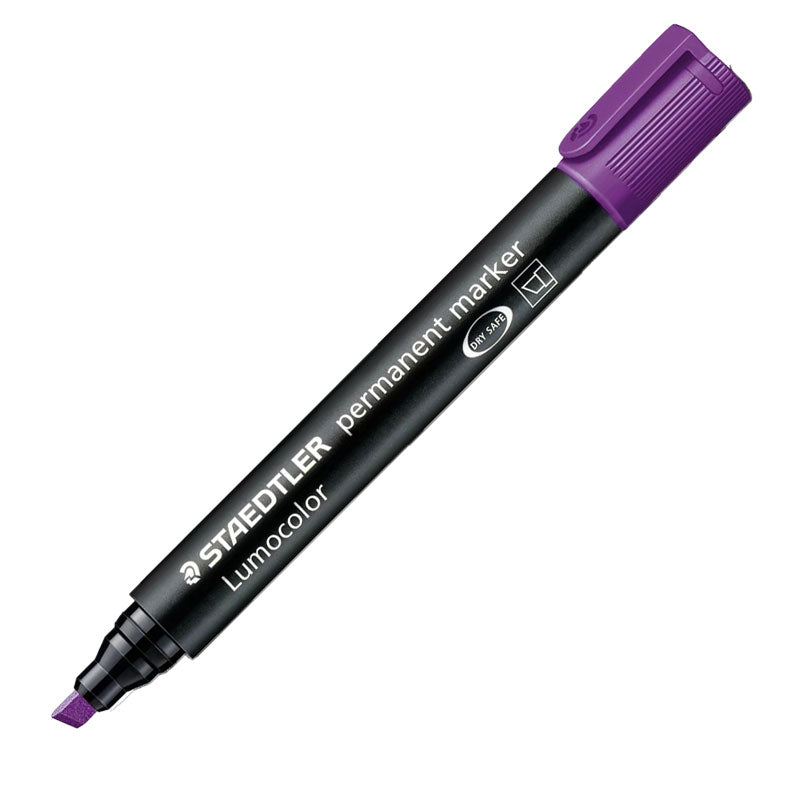 Маркер Staedtler Lumocolor 350, скосен връх, перманентен