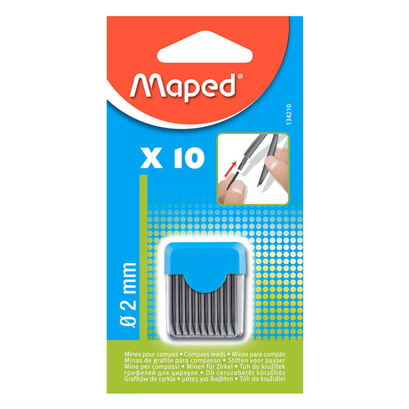 Графити Maped 2 мм за пергел 10бр. на блистер