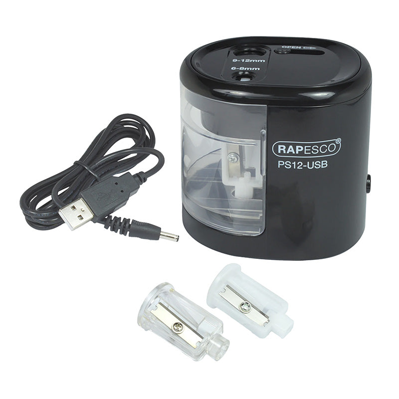 Острилка Rapesco PS12, електрическа с USB