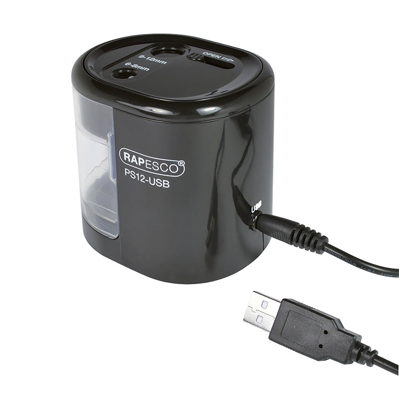 Острилка Rapesco PS12, електрическа с USB