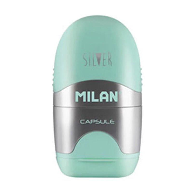 Острилка Milan Silver, единична, с гума