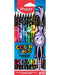 Цветни моливи Maped Color Peps Black Monster, 12 цвята