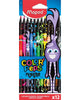 Цветни моливи Maped Color Peps Black Monster, 12 цвята