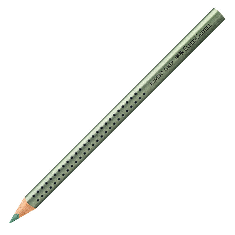 Цветен молив Faber-Castell Jumbo Grip, металик